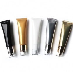 cosmetics-bottle 15ml  pump plastic tube PE tube