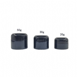 cosmetics-bottle 20g 30g 50g glass jar with dome cap