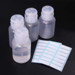 Cosmetics-Bottle 30ml 50ml 150ml 200ml Nail Polish Remover Pump Dispensers Empty Plastic Bottle