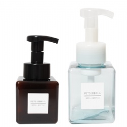 PET foaming bottle Refillable Plastic Shampoo Shower Gel Packing Bottle