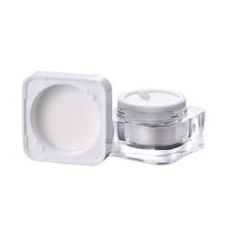 30g Luxury acrylic plastic Square cream jar