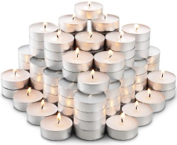 Cosmetics-bottle eco-friendly 50pcs Smokeless, Dripless & Long Lasting Paraffin tea light